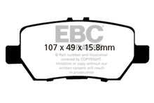 Load image into Gallery viewer, EBC 05-08 Acura RL 3.5 Ultimax2 Rear Brake Pads