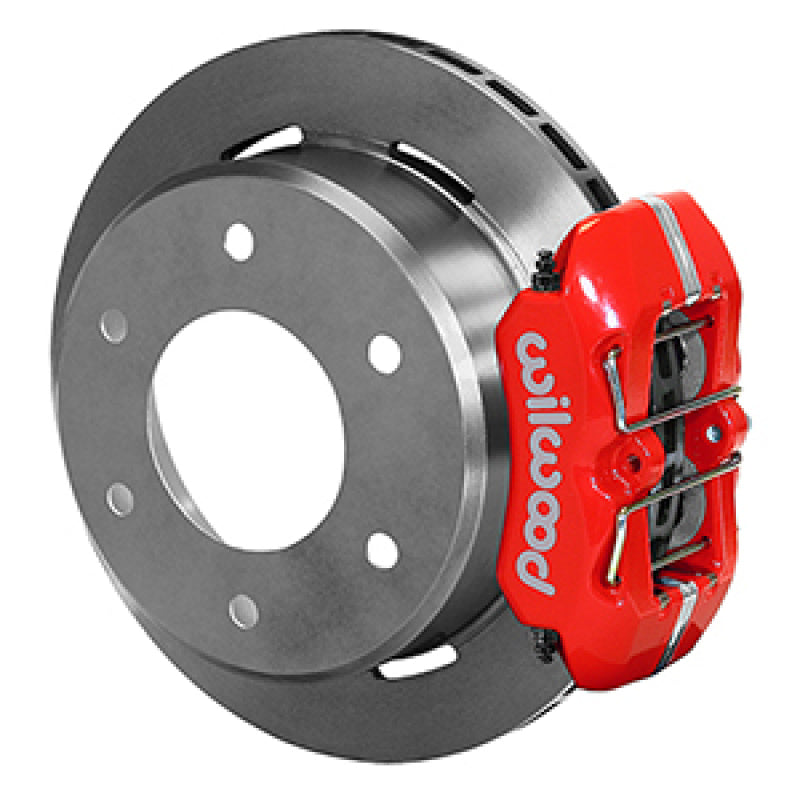 Wilwood 63-87 C10/C15 DynaPro FDPLP Red Calipers 11in x .81in Rotors 6-Lug Rear Disc Brake Kit