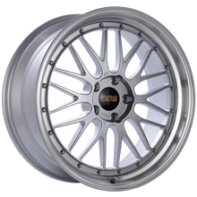 Load image into Gallery viewer, BBS LM 20x9 5x120 ET15 Diamond Silver Center Diamond Cut Lip Wheel -82mm PFS/Clip Required