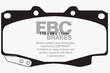 Load image into Gallery viewer, EBC 99-04 Toyota Tacoma 4WD 2.7 Ultimax2 Front Brake Pads