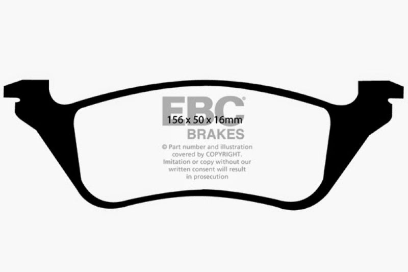 EBC 01-07 Chrysler Town & Country 3.3 Rear Rotors Ultimax2 Rear Brake Pads