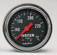 Load image into Gallery viewer, AutoMeter Gauge Water Temp 2-1/16in. 120-240 Deg. F Mechanical Traditional Chrome