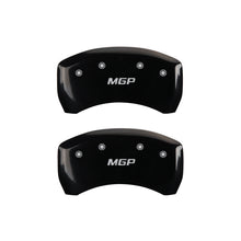 Load image into Gallery viewer, MGP 4 Caliper Covers Engraved Front &amp; Rear Oval Logo/Ford Yellow Finish Black Char 2011 Ford F-150