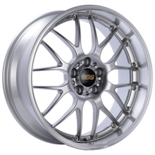 Load image into Gallery viewer, BBS RS-GT 18x8 5x112 ET35 Diamond Silver Center Diamond Cut Lip Wheel - 82mm PFS Required