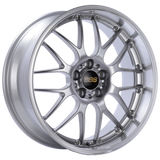 BBS RS-GT 19x8.5 5x112 ET30 Diamond Silver Center Diamond Cut Lip Wheel - 82mm PFS Required