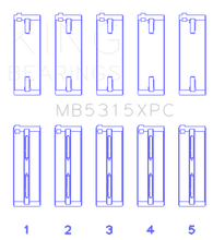 Load image into Gallery viewer, King Engine Bearings Mitsubishi 4G63/4G64 Coated Performance Main Bearing Set - Size STD