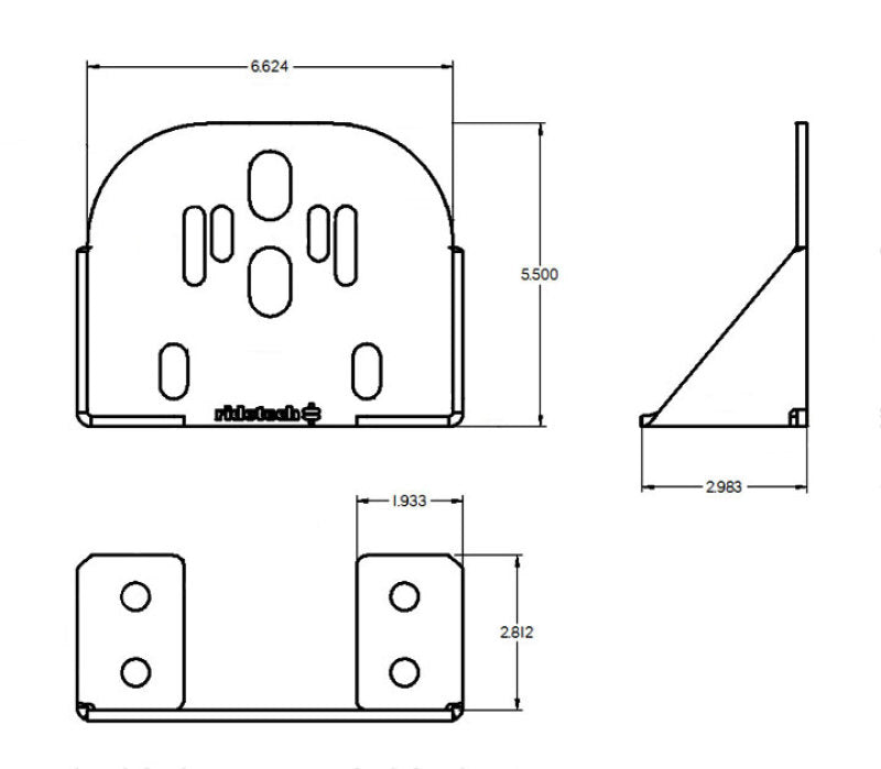 Ridetech Bolt-on Upper AirSpring Bracket