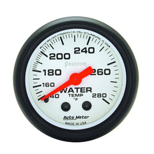 Load image into Gallery viewer, Autometer Phantom 52mm 140-280 Deg F Mechanical Water Temp Gauge