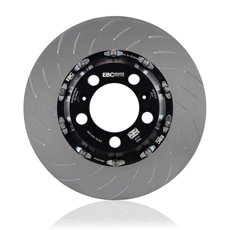 EBC Racing 08-11 Nissan GT-R (R35) 2 Piece SG Racing Front Rotors