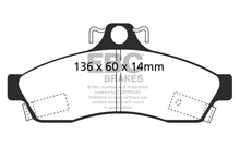 Load image into Gallery viewer, EBC 92-96 Chevrolet Caprice 4.3 Police Ultimax2 Rear Brake Pads