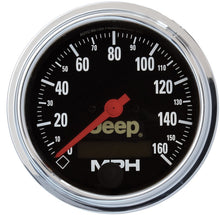 Load image into Gallery viewer, Autometer Jeep 3.375 In-Dash 0-160 MPH Electrical Speedometer Gauge - Programmable