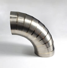 Load image into Gallery viewer, Ticon Industries 3.5in Welded Pie Cuts 1.65D Loose Radius 90 Deg Bend 1mm/.039in- 10pk