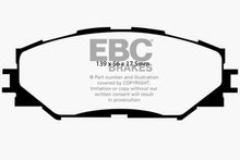 Load image into Gallery viewer, EBC 10-12 Lexus HS250h 2.4 Hybrid Ultimax2 Front Brake Pads