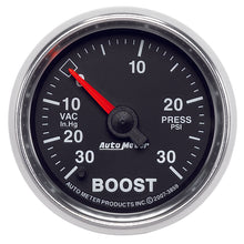 Load image into Gallery viewer, Autometer GS 30inhg-30PSI Digital Vac/Boost Gauge