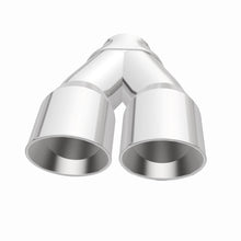 Load image into Gallery viewer, MagnaFlow Double Wall 3in Dual Round Polished Tip 2.25in Inlet