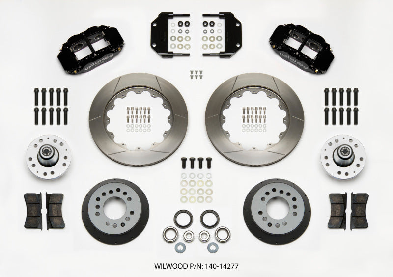 Wilwood Narrow Superlite 6R Front Hub Kit 14.00in Magnum Force Drop Spindle