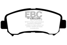 Load image into Gallery viewer, EBC 08-09 Nissan Rogue 2.5 Greenstuff Front Brake Pads