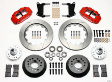 Load image into Gallery viewer, Wilwood Narrow Superlite 6R Front Hub Kit 14.00in Red 67-69 Camaro 64-72 Nova Chevelle