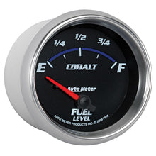 Load image into Gallery viewer, Autometer Cobalt 66.7mm 240-33 ohms Short Sweep Electronic Fuel Level Gauge