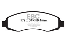 Load image into Gallery viewer, EBC 03-04 Dodge Dakota 2WD 3.7 Ultimax2 Front Brake Pads