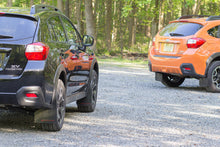 Load image into Gallery viewer, Rally Armor 13-17 Subaru Crosstrek XV Black UR Mud Flap w/Teal Altered Font Logo