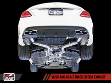 Load image into Gallery viewer, AWE Tuning Mercedes-Benz W205 AMG C63/S Sedan Track Edition Exhaust System (no tips)