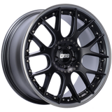 BBS CH-RII 20x11.5 5x130 ET47 CB71.6 Satin Black Center Platinum Lip Stainless Rim Protector Wheel