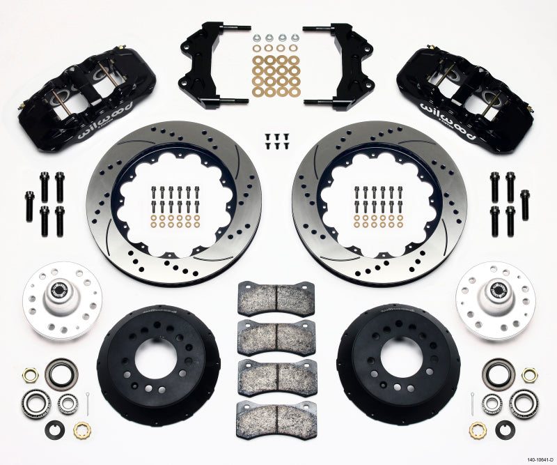 Wilwood AERO6 Front Hub Kit 14.00 Drilled WWE ProSpindle