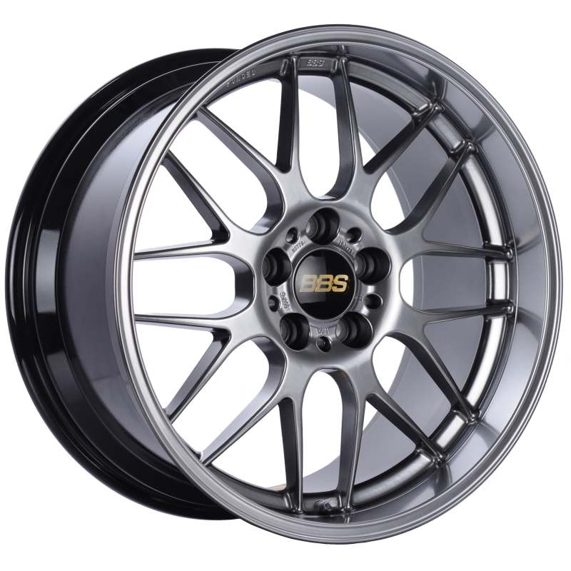 BBS RG-R 19x10 5x120 ET25 Diamond Black Wheel -82mm PFS/Clip Required