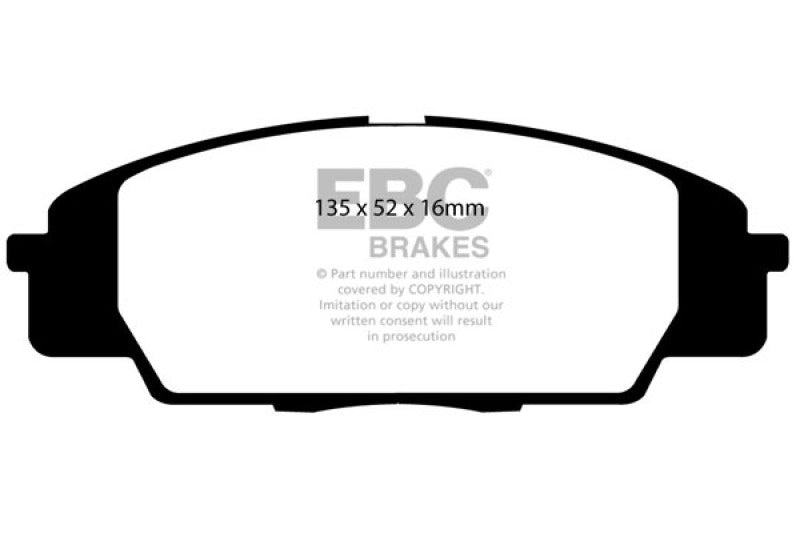 EBC 07-11 Acura CSX (Canada) 2.0 Type S Ultimax2 Front Brake Pads