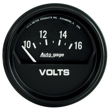 Load image into Gallery viewer, Autometer AutoGage 2-5/8in 16V Electrical Voltmeter - Black