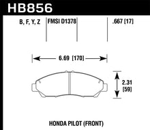 Load image into Gallery viewer, Hawk 09-15 Honda Pilot LTS Street Front Brake Pads