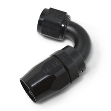 Load image into Gallery viewer, Russell Performance -10 AN Black 120 Degree Full Flow Swivel Hose End