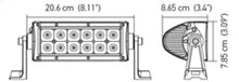 Load image into Gallery viewer, Hella Value Fit 8in Light - 36W Dual Row White Housing Flood Beam - LED