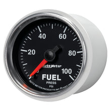 Load image into Gallery viewer, Autometer GS 0-100 PSI Full Sweep Electronic Fuel Pressure Gauge