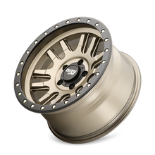 Load image into Gallery viewer, Dirty Life 9309 Canyon Pro 17x9/5x127 BP/-38mm Offset/71.5mm Hub Satin Gold Wheel - Beadlock