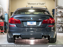 Load image into Gallery viewer, AWE Tuning BMW F10 M5 Touring Edition Axle-Back Exhaust Diamond Black Tips