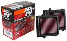 Load image into Gallery viewer, K&amp;N 16-17 Honda CRF1000L Africa Twin 998 Replacement Drop In Air Filter (2 Per Box)