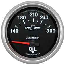 Load image into Gallery viewer, Autometer Sport-Comp II 140-340 Deg F Short Sweep Electronic Oil Temperature Gauge