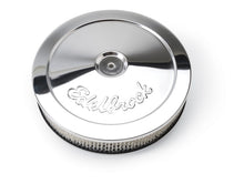 Load image into Gallery viewer, Edelbrock Air Cleaner Pro-Flo Series Round Steel Top Paper Element 10In Dia X 3 5In Chrome