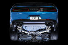 Load image into Gallery viewer, AWE Tuning 2015+ Dodge Challenger 6.4L/6.2L SC Track Edition Exhaust - Quad Chrome Silver Tips