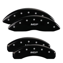 Load image into Gallery viewer, MGP 4 Caliper Covers Engraved Front &amp; Rear MGP Yellow finish black ch