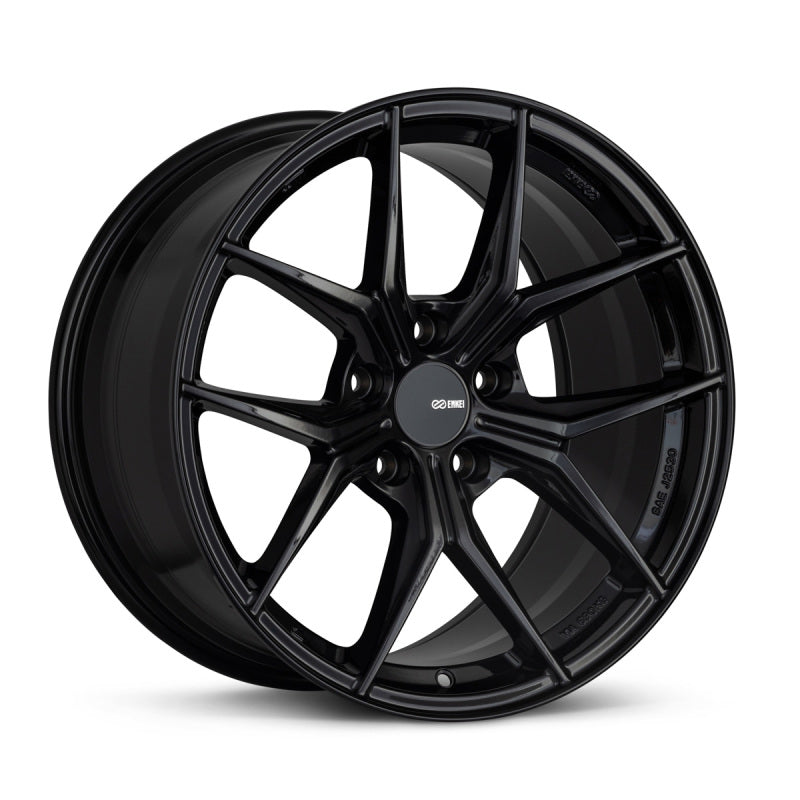 Enkei TSR-X 18x8 45mm Offset 5x114.3 BP 72.6 Hub Bore Gloss Black Wheel