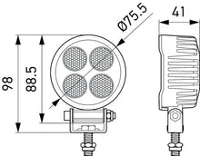 Load image into Gallery viewer, Hella ValueFit LED Work Light TR1700 LED MV CR LT