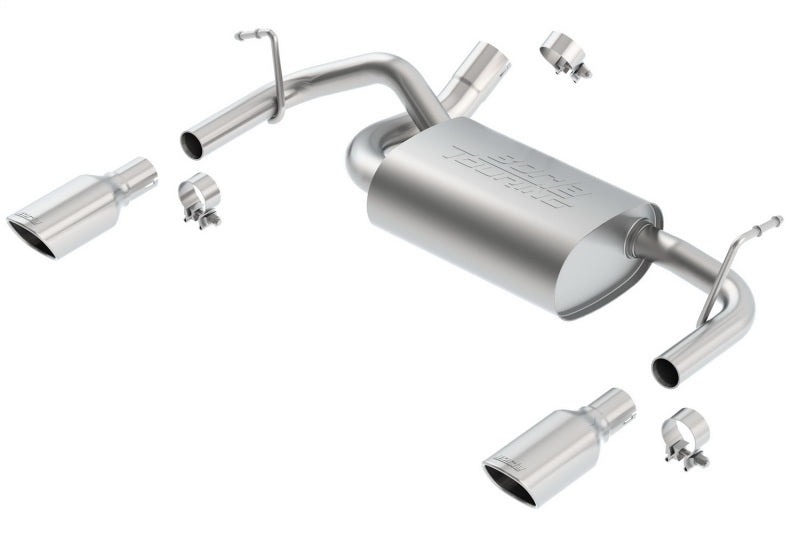 Borla 12-16 Jeep Wrangler 3.6L AT/MT 4WD Single Split Rr Exit Touring Exhaust (rear section only)