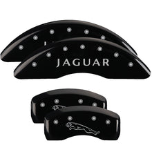 Load image into Gallery viewer, MGP 4 Caliper Covers Engraved Front &amp; Rear MGP Black finish silver ch