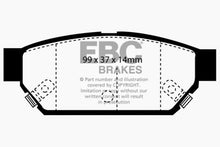 Load image into Gallery viewer, EBC 93-96 Eagle Summit 1.5 Ultimax2 Rear Brake Pads