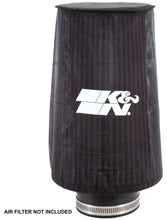 Load image into Gallery viewer, K&amp;N Universal Round Tapered Filter Wrap - Black - 6in Base ID x 4.625in Top ID x 9in Height