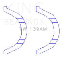 King Engine Bearings Nissan SR18/SR20 Thrust Washer Set