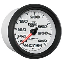 Load image into Gallery viewer, Autometer Phantom II 2-5/8in 120-240 Degree F Mechanical Water Gauge